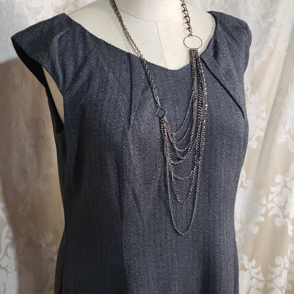 Mossimo Professional Herringbone Shift Dress - image 2